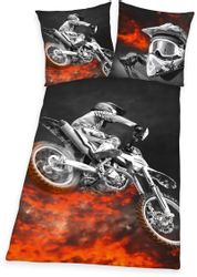 Herding Young Collection Jugendbettwäsche Motorcross, Microfaser, günstig online kaufen