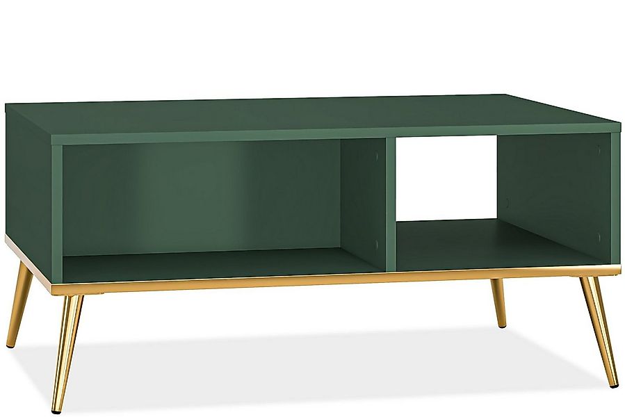 KONSIMO® Couchtisch ARICIA Couchtisch, hergestellt in der EU, mit Goldeleme günstig online kaufen