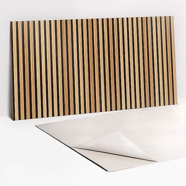Tulup Wandpaneel Wandverkleidung Holzlamellenbretter 100x50cm Vinylfliesen günstig online kaufen