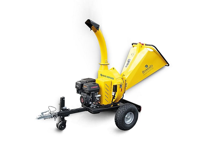 BAMATO Häcksler HACK-150POWER, 12 cm max. Astdurchmesser, (1-St), E-Start, günstig online kaufen