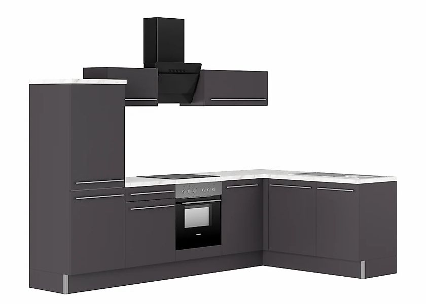 KOCHSTATION Küche "KS-Bern2" Stellmaße 295 x 175 cm, wahlweise mit E-Geräte günstig online kaufen
