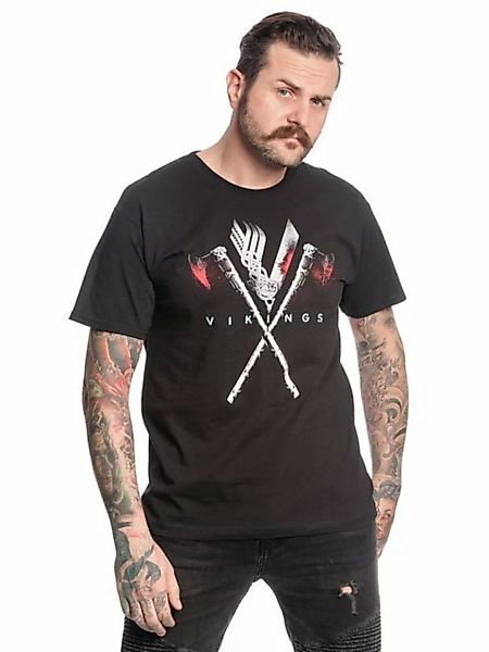 Vikings Axe Herren T-Shirt schwarz günstig online kaufen