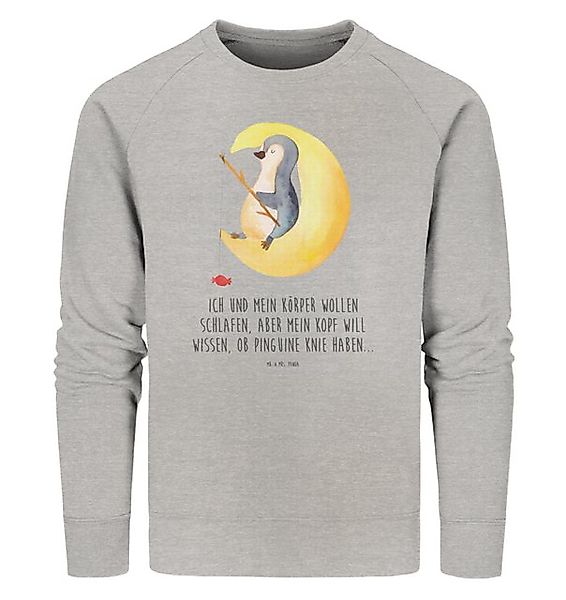 Mr. & Mrs. Panda Longpullover Pinguin Mond Größe XXL - Heather Grey - Gesch günstig online kaufen