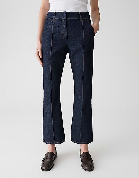 OPUS PANTS Bootcut-Jeans LUANE mit Komfortbund Mid Rise Ankle, BCI Cotton, günstig online kaufen