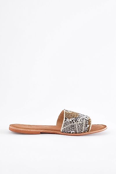 Next Forever-Komfort ® Lederpantolette mit Perlen günstig online kaufen