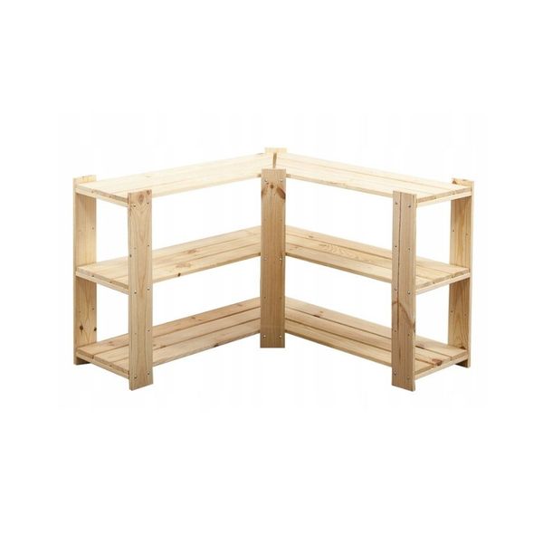 PROREGAL® Eckregal WOODLAND, HxBxT 64x80x50cm, Fachl. günstig online kaufen