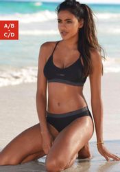 Venice Beach Bustier-Bikini mit abgetönten Details günstig online kaufen