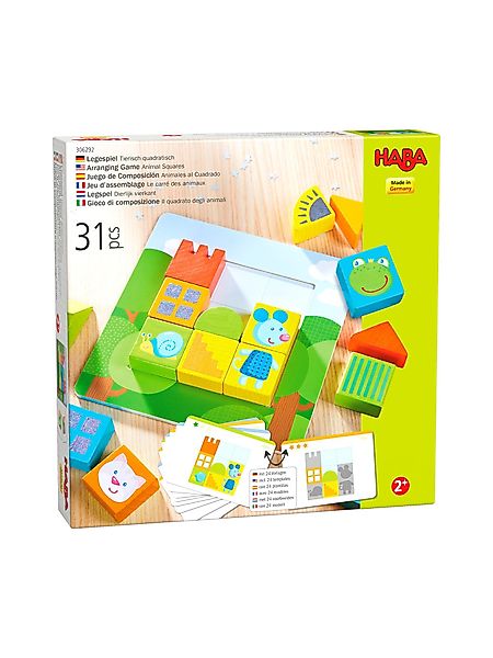 Haba Rahmenpuzzle Legespiel Tierisch quadratisch, Puzzleteile, günstig online kaufen