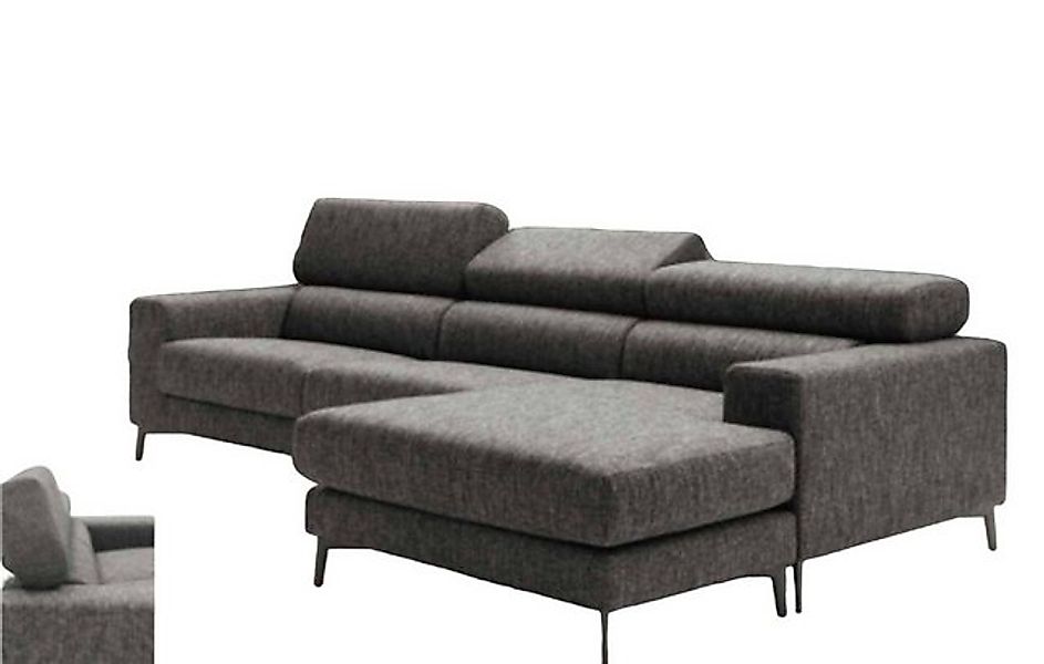 JVmoebel Ecksofa Polster Wohnzimmer Ecke Textil Holz Sofa L-Form alfitalia günstig online kaufen