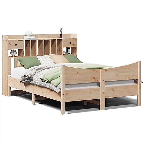 vidaXL Massivholzbett ohne Matratze 140x200 cm Kiefernholz 3323377 günstig online kaufen