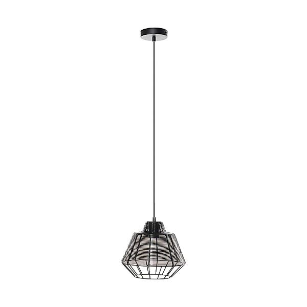 Lucande Pendelleuchte Tinko 9920049 Retro Vintage Antik in Schwarz aus Alum günstig online kaufen