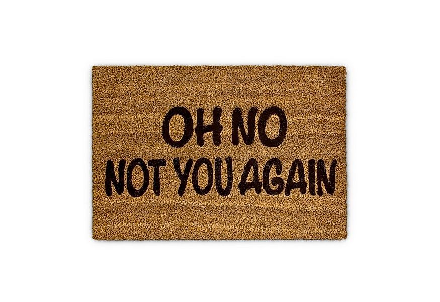 relaxdays Fußmatte Oh No Kokos 40x60 cm, Höhe: 15 mm günstig online kaufen