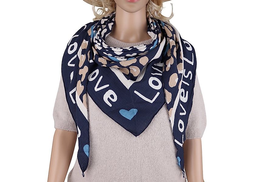 MIRROSI Dreieckstuch Aus Musellin Dreiecksschal ca.195x90 cm, Made in Italy günstig online kaufen