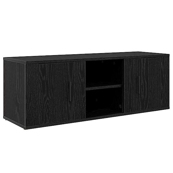 vidaXL TV-Schrank Schwarz Eichen-Optik 100 x 31,5 x 35 cm 881158 günstig online kaufen