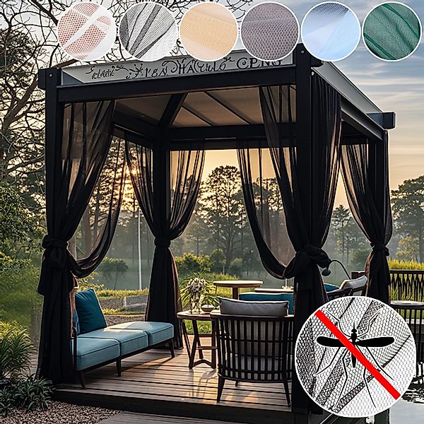 Sunicol Outdoorgardine Outdoor Moskitonetz für Patio günstig online kaufen