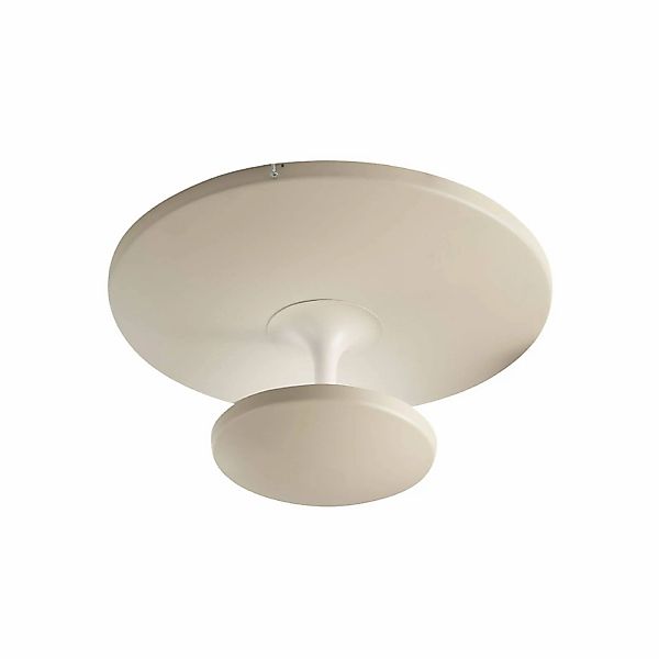 LED-Deckenlampe Conrad, sandfarben, Ø 50 cm, Metall, dimmbar günstig online kaufen