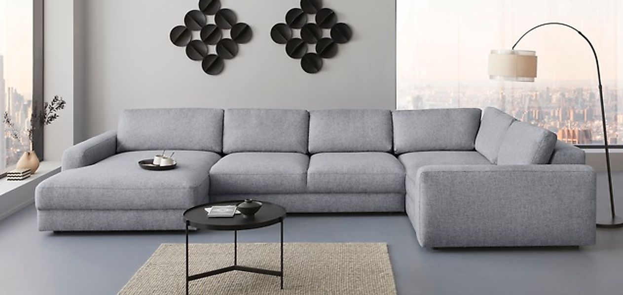 Home affaire Wohnlandschaft »Bloomfield, Mega Polsterprogramm, Breite 405cm günstig online kaufen