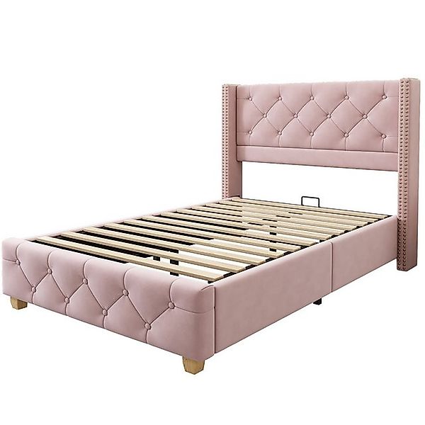 STILVORA Polsterbett Jugendbett 90×200cm Bettgestell Kinderbett,Schaumstoff günstig online kaufen