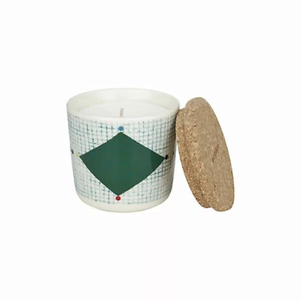 Parfumierte Kerze Losange keramik grün / Ø 7,5 x H 7 cm - Duft Frühlingswal günstig online kaufen