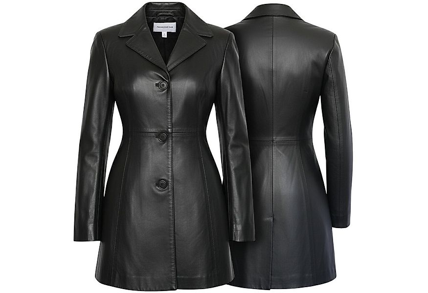 German Wear Ledermantel Trend 418C Damen Ledermantel Jacke aus Lamm Nappa L günstig online kaufen