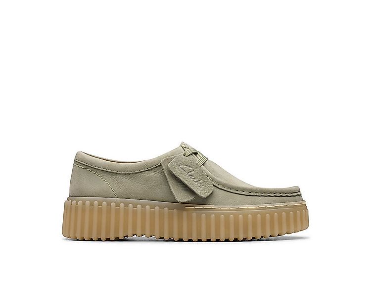 Clarks Clarks Torhill Bee 26181190 4, Schnürschuhe, Grün, Damen Schnürschuh günstig online kaufen