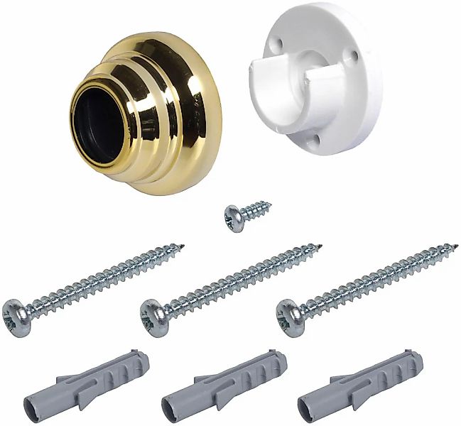 Liedeco Wandträger "Thüringen" für Gardinenstangen Ø 28 mm günstig online kaufen