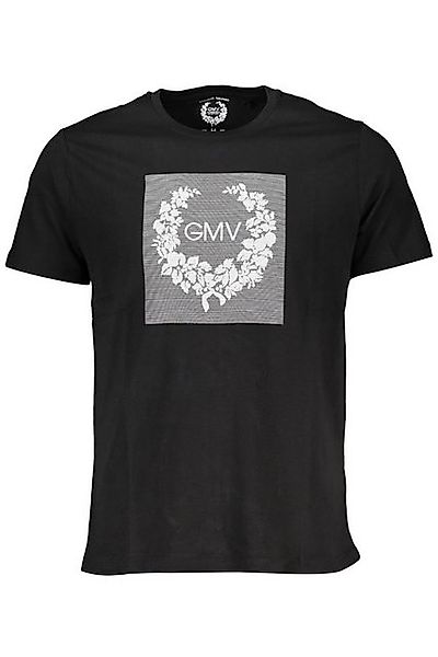GIAN MARCO VENTURI T-Shirt Herren Kurzarm-T-Shirt Schwarz mit Logo und günstig online kaufen