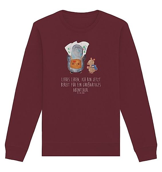 Mr. & Mrs. Panda Longpullover Pinguin & Maus Wanderer Größe XS - Burgundy - günstig online kaufen