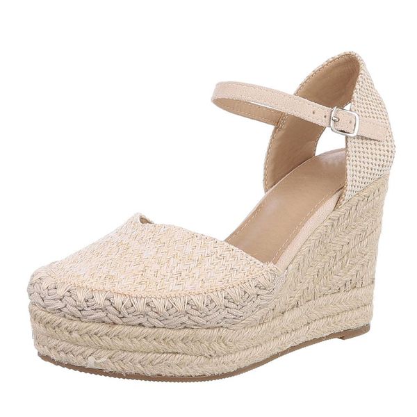 Ital-Design Moderne Espadrilles mit Keilabsatz für günstig online kaufen