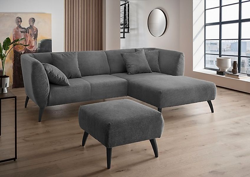 Home affaire Ecksofa »Colori Polstermöbel mit zeitlos eleganter Rückenführu günstig online kaufen
