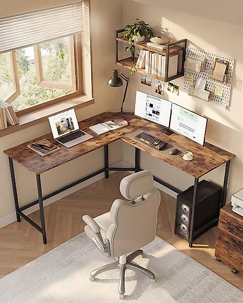 VASAGLE Schreibtisch Computertisch, 130/150 cm, L-förm Eckschreibtisch, pla günstig online kaufen