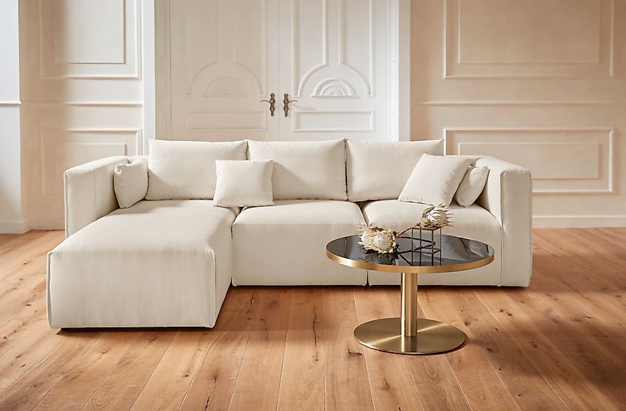 Home affaire Ecksofa "Comfine L-Form", zusammengesetzt aus Modulen, 3 Bezug günstig online kaufen