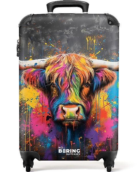 NoBoringSuitcases.com© Hartschalen-Trolley Schottische Highlander als Graff günstig online kaufen