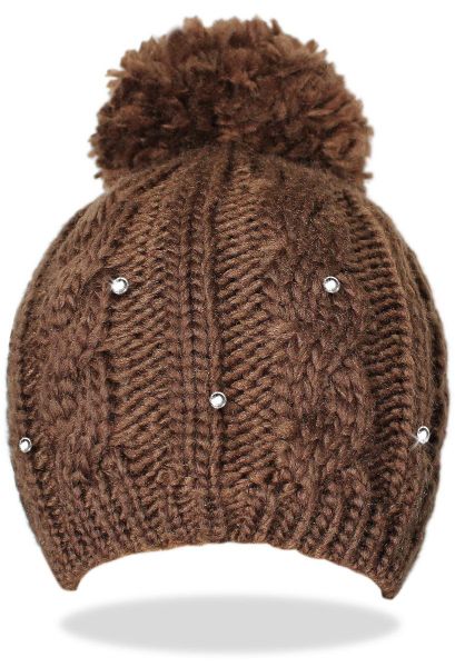 dy_mode Bommelmütze Damen Strickmütze mit Bommel günstig online kaufen