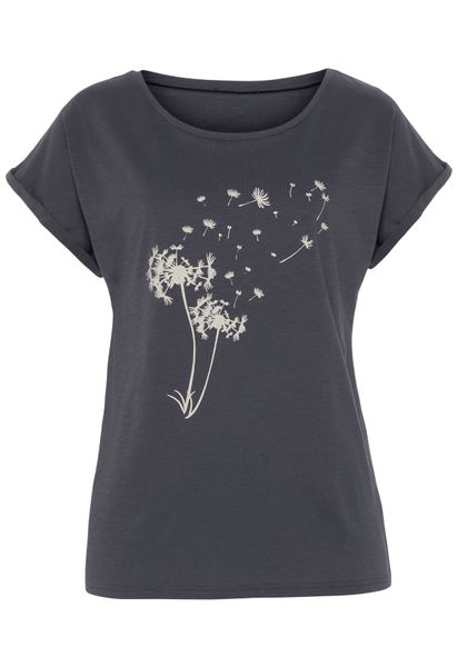 Vivance T-Shirt "mit Frontdruck "Pusteblume"" aus weicher Baumwoll-Qualität günstig online kaufen