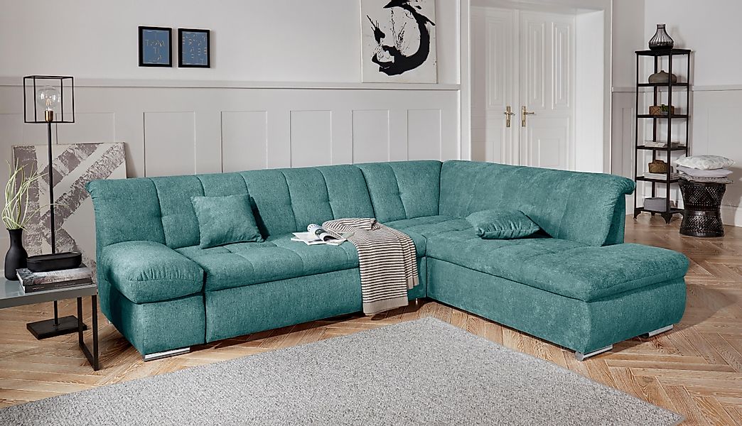 DOMO collection Ecksofa »Mona L-Form bequem und komfortabel, Breite 271cm, günstig online kaufen