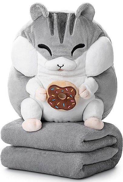 Corimori Kuscheltier XL Hamster Kuscheltier mit flauschiger Decke (Geschenk günstig online kaufen