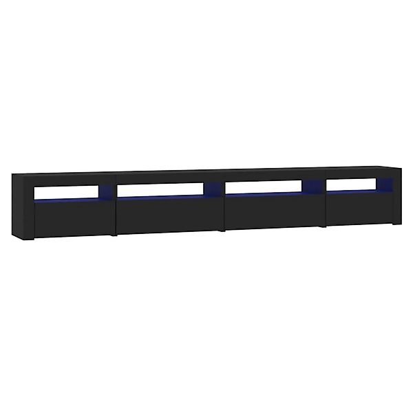 VidaXL TV-Schrank mit LED-Leuchten Schwarz 270x35x40 cm günstig online kaufen