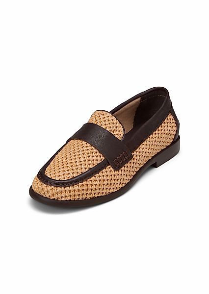 Marc OPolo Loafer "aus luftigem Raffiabast mit Leder" günstig online kaufen