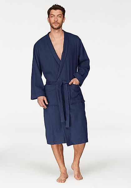 my home Unisex-Bademantel Travel, ideal für günstig online kaufen