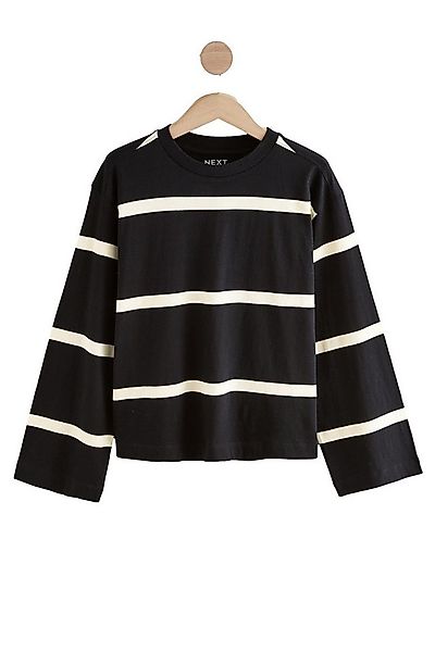 Next Langarmshirt Relaxed Fit Langarmshirt mit Rundhalsausschnitt (1-tlg) günstig online kaufen