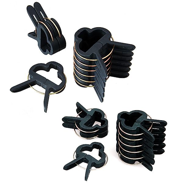 ECENCE Gartenpflege-Set 60x Pflanzenclips gemischt Pflanzenklammern günstig online kaufen