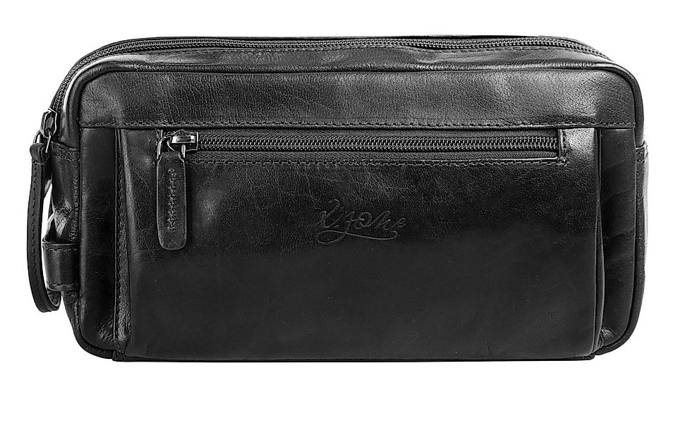 X-Zone Kulturbeutel, echt Leder günstig online kaufen