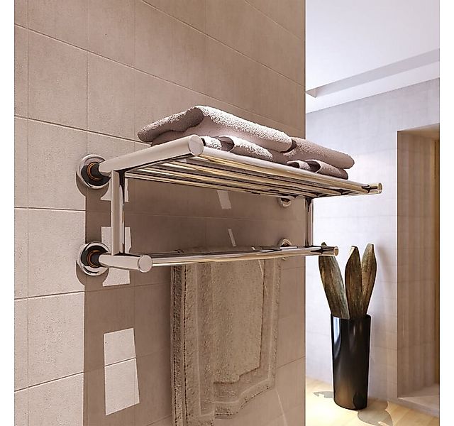 vidaXL Handtuchhalter, Handtuchhalter 6 Stangen Edelstahl günstig online kaufen