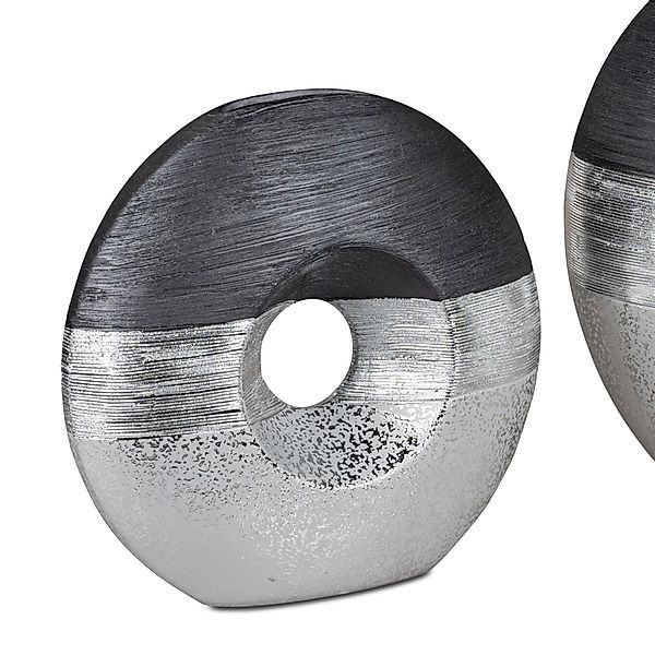 formano Dekovase Luxor, Silber, Motiv: Relief günstig online kaufen