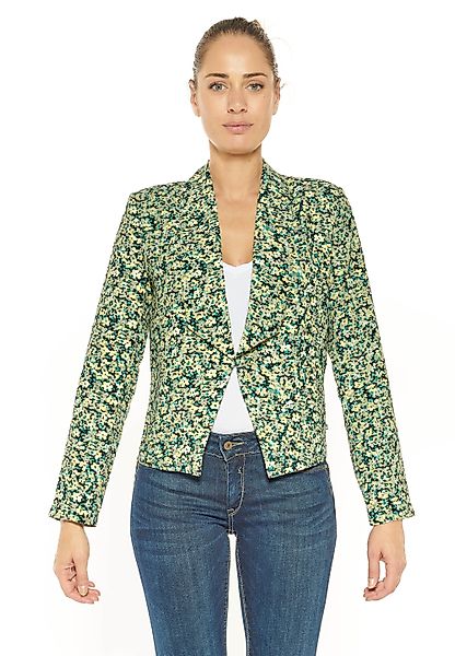 Le Temps Des Cerises Jackenblazer "MERYA", mit floralem Allover-Print günstig online kaufen