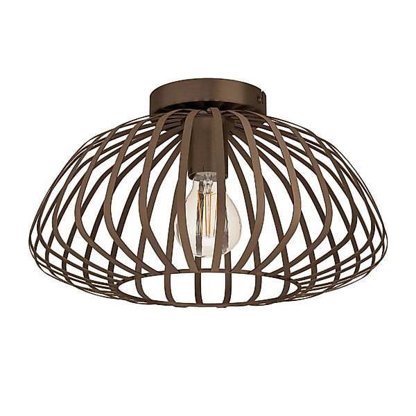 EGLO LED Deckenleuchte »ESPINAL Deckenlampe - Stahl - E27 - 1X40W - IP20« E günstig online kaufen