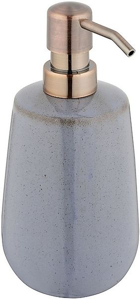 WENKO Seifenspender Sirmione, für Flüssigseife aus Keramik mit Kupferakzent günstig online kaufen