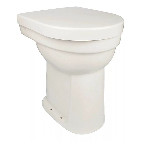 Calmwaters Stand-WC 10 cm Erhöht Flachspüler Abgang Innen Senkrecht Set WC- günstig online kaufen