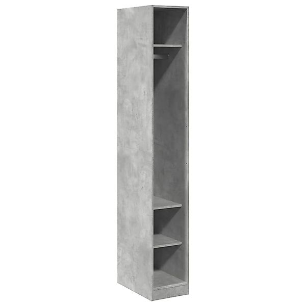 vidaXL Kleiderschrank Betongrau 30x50x200 cm Holzwerkstoff 3307687 günstig online kaufen